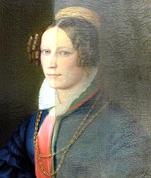 Unbekannter Künstler, ca. 1830, Annette von Droste-Hülshoff